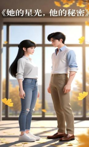 短剧《她的星光他的秘密》海报