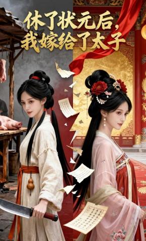 短剧《休了状元后，我嫁给了太子》海报