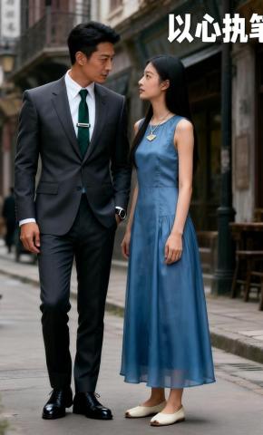 短剧《以心执笔》海报