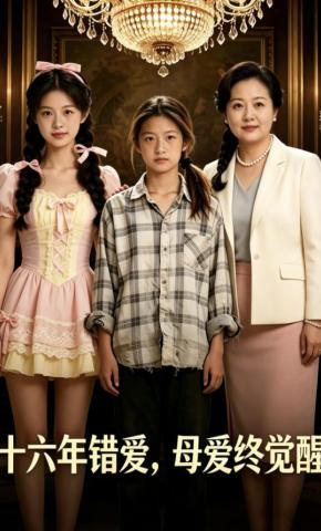 短剧《十六年错爱，母爱终觉醒》海报
