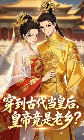 短剧《穿到古代当皇后，皇帝竟是老乡？》海报