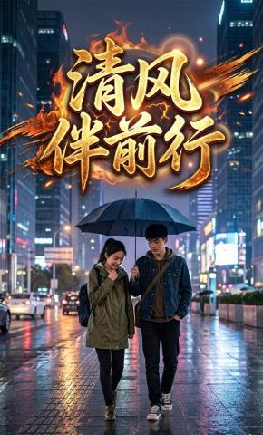 短剧《清风伴前行》海报