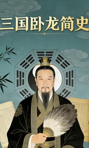 短剧《三国卧龙简史》海报