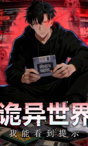 短剧《诡异世界：我能看到提示》海报