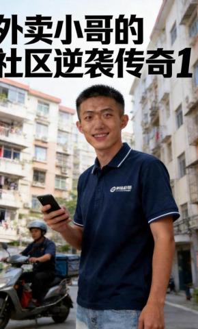 短剧《外卖小哥的社区逆袭传奇1》海报