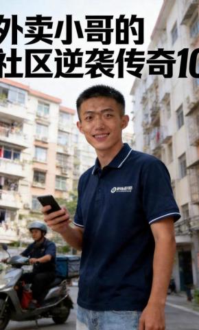 短剧《外卖小哥的社区逆袭传奇10》海报