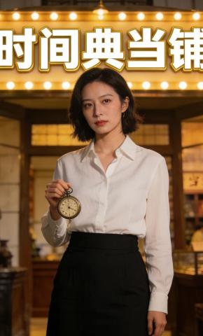 短剧《时间典当铺》海报