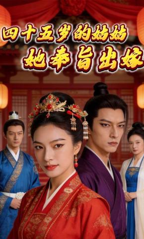 短剧《四十五岁的姑姑她奉旨出嫁》海报