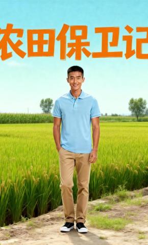 短剧《农田保卫记》海报