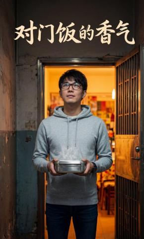 短剧《对门饭的香气》海报