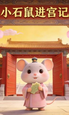 短剧《小石鼠进宫记》海报