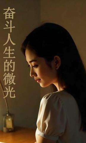 短剧《奋斗人生的微光》海报