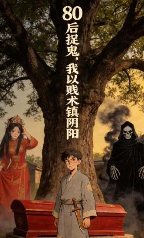 短剧《80后捉鬼，我以贱术镇阴阳》海报