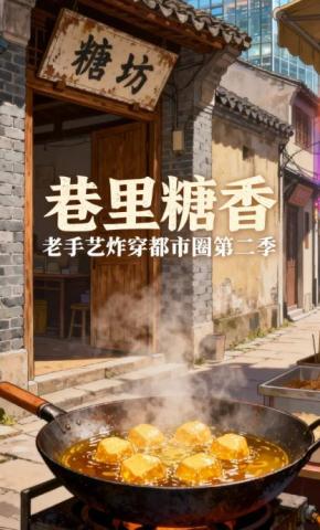 短剧《巷里糖香：老手艺炸穿都市圈第二季》海报