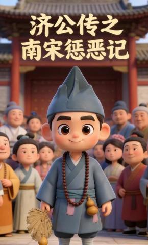 短剧《济公传之南宋惩恶记》海报