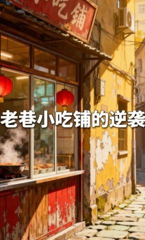 短剧《老巷小吃铺的逆袭》海报