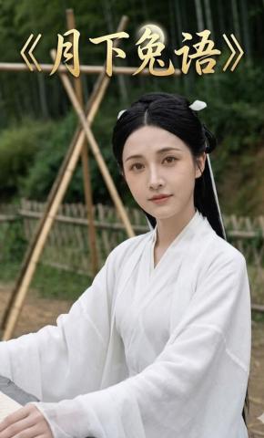短剧《月下兔语》海报