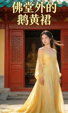 短剧《佛堂外的鹅黄裙》海报