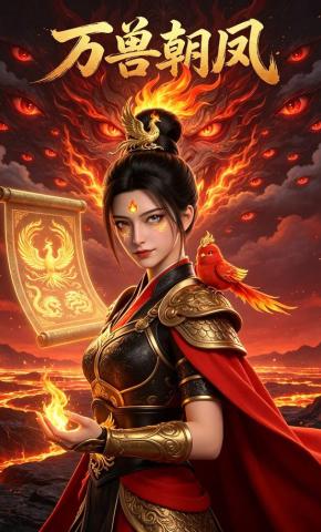 短剧《万兽朝凤》海报