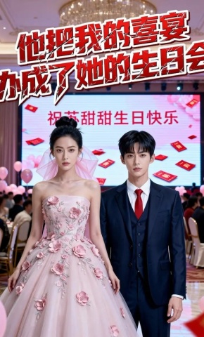 短剧《他把我的喜宴，办成了她的生日会》海报