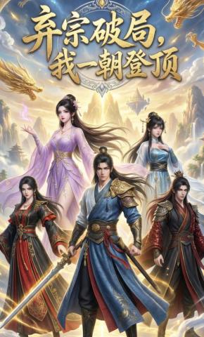 短剧《弃宗破局，我一朝登顶》海报