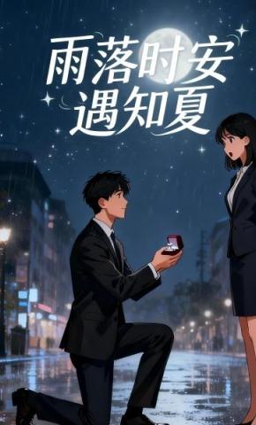 短剧《雨落时安遇知夏》海报