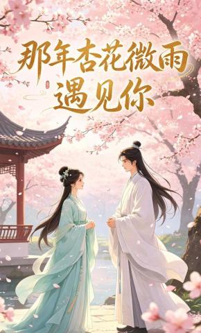 短剧《那年杏花微雨遇见你》海报