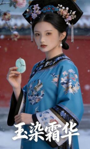 短剧《玉染霜华》海报
