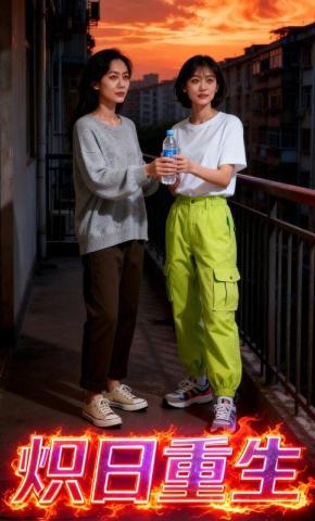 短剧《炽日重生》海报