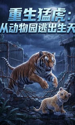 短剧《重生猛虎：从动物园逃出生天》海报