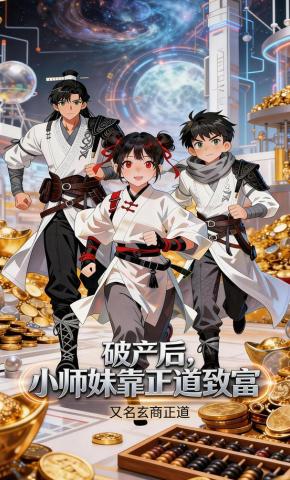 短剧《破产后，小师妹靠正道致富》海报