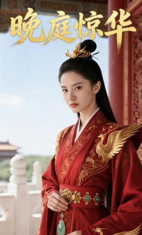 短剧《晚庭惊华》海报