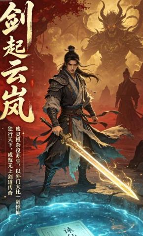 短剧《剑起云岚》海报