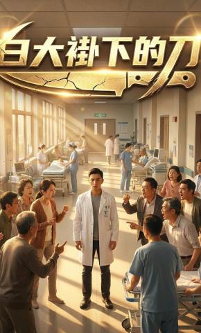 短剧《白大褂下的刀》海报