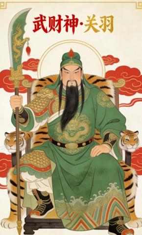 短剧《武财神：关羽》海报