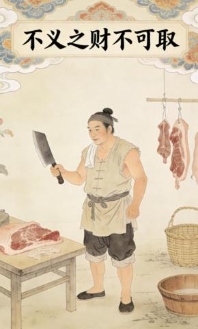 短剧《不义之财不可取》海报