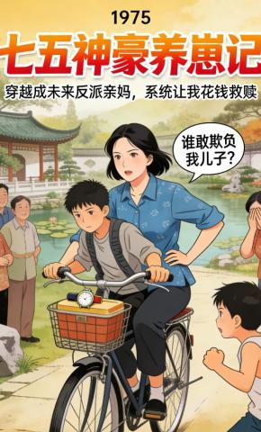 短剧《七五神豪养崽记》海报