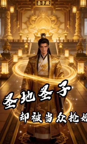 短剧《圣地圣子，却被当众抢婚》海报