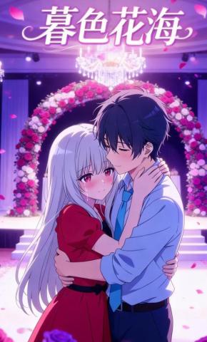 短剧《暮色花海》海报