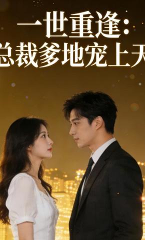 短剧《一世重逢：总裁爹地宠上天》海报