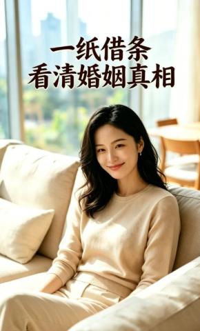 短剧《一纸借条，看清婚姻真相》海报