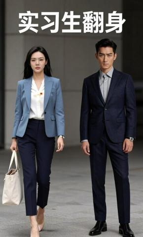 短剧《实习生翻身》海报