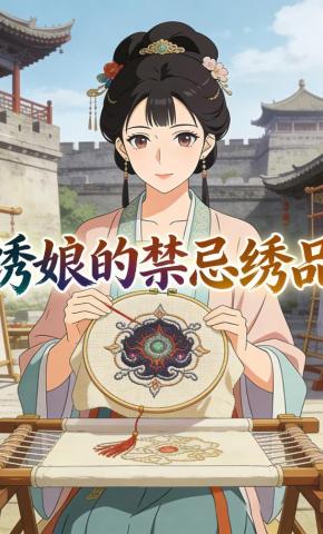 短剧《绣娘的禁忌绣品》海报