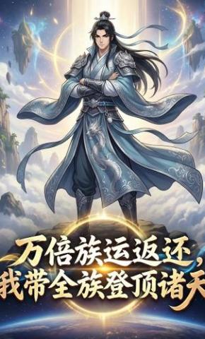 短剧《万倍族运返还：我带全族登顶诸天》海报