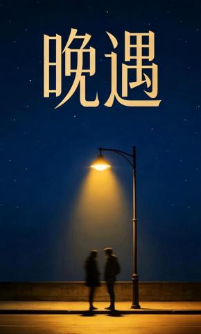 短剧《晚遇》海报