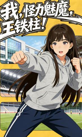短剧《我，怪力魅魔，王铁柱！》海报