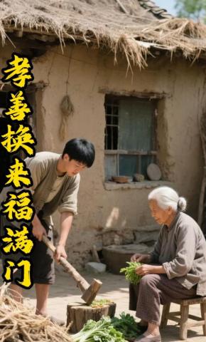 短剧《孝善换来福满门》海报