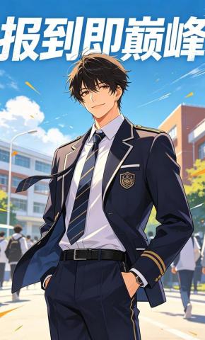 短剧《报到即巅峰》海报