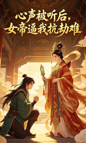 短剧《心声被听后，女帝逼我抗劫难》海报