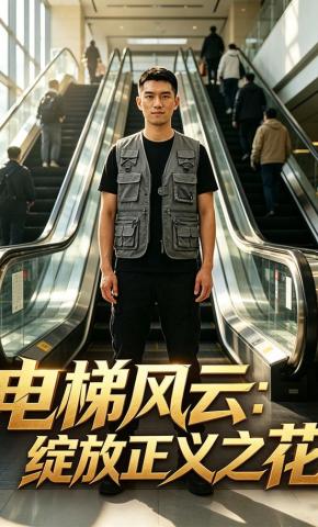 短剧《电梯风云：绽放正义之花》海报